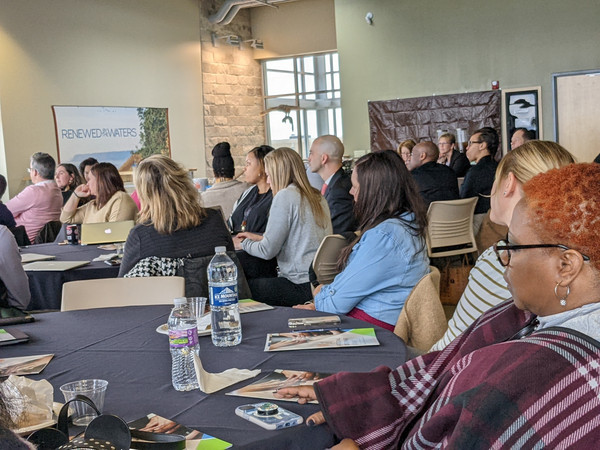 Participants listening to Administrators Institute